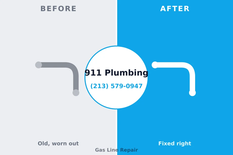 Before and after: plumbing repair Natrona Heights, PA